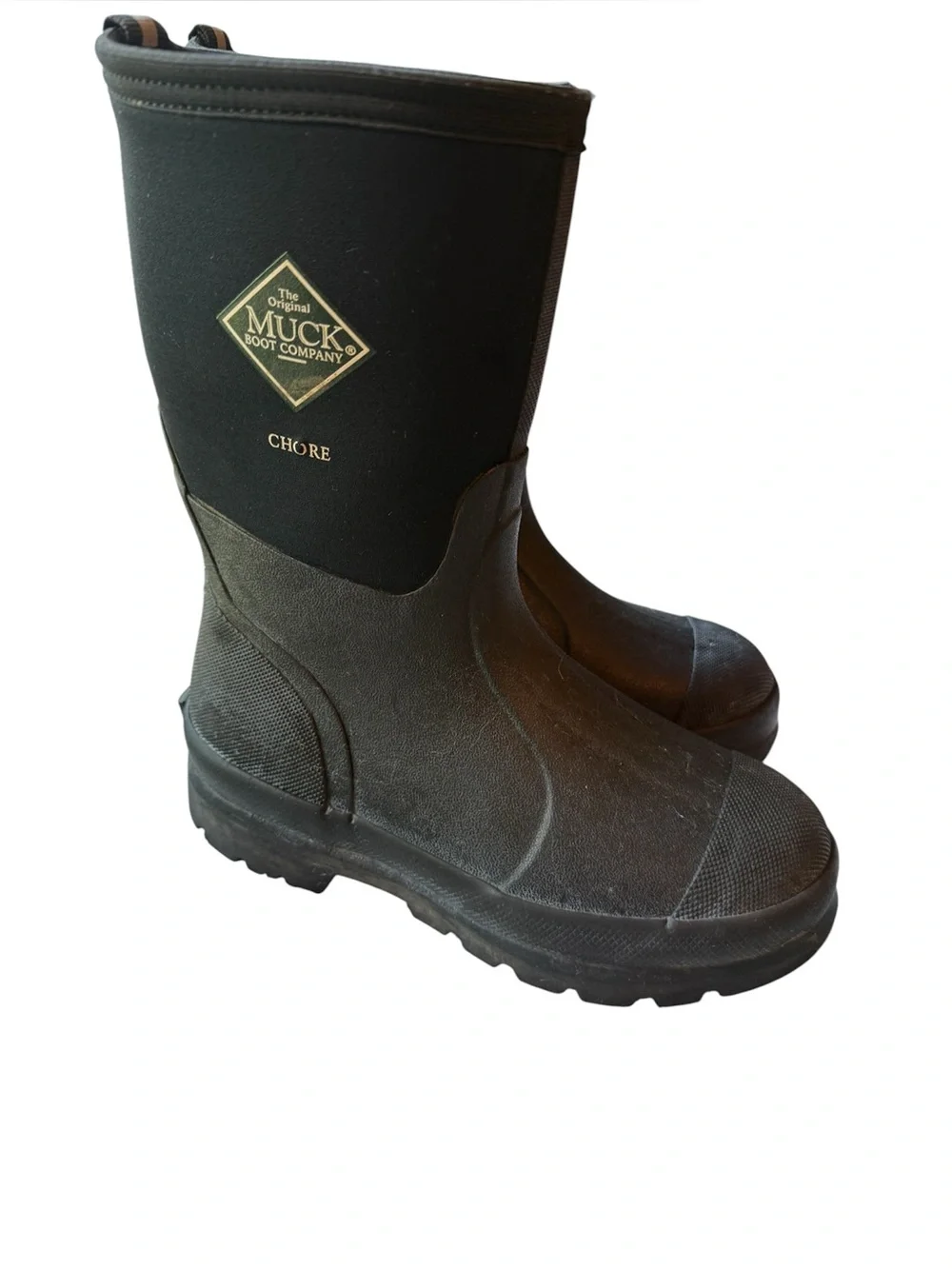Muck Boot Company Chore Black Waterproof Rain & Snow Boots -Size Mens 5, Wm’s 6